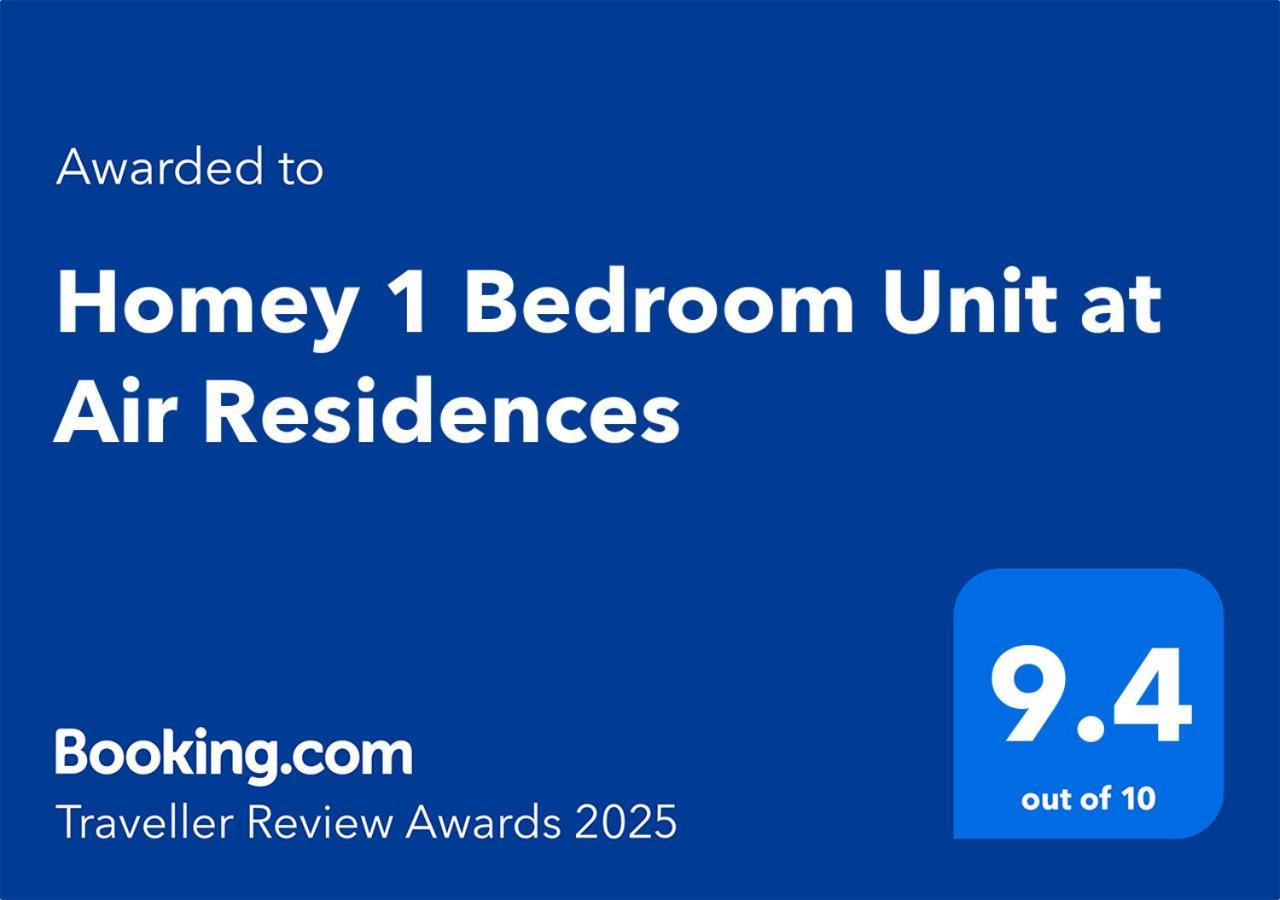 Homey 1 Bedroom Unit At Air Residences Макати Экстерьер фото